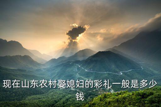 山東樂陵彩禮錢一般是多少,彩禮一般都是多少錢