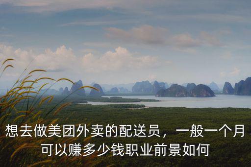 金華美團外賣一個月能賺多少,一般一個月可以賺多少錢