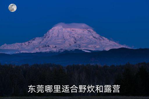東莞哪里可以野營,東莞哪里適合野炊和露營