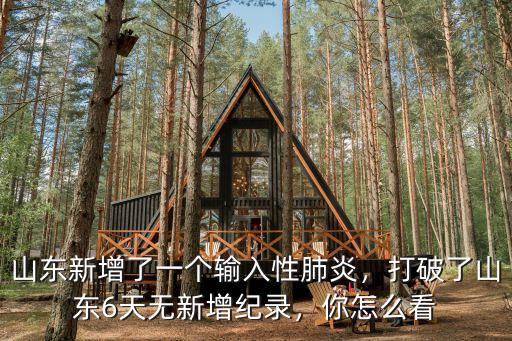 山東新增了一個輸入性肺炎，打破了山東6天無新增紀錄，你怎么看