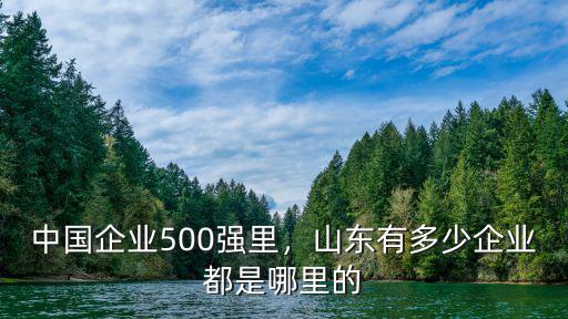 山東有多少家糧食企業(yè),中國(guó)企業(yè)500強(qiáng)里