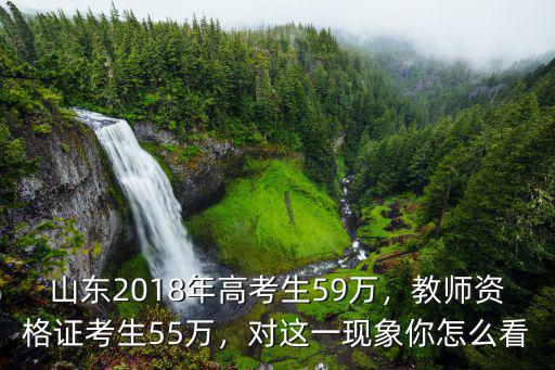 山東每年的高考生有多少個,山東2018年高考生59萬