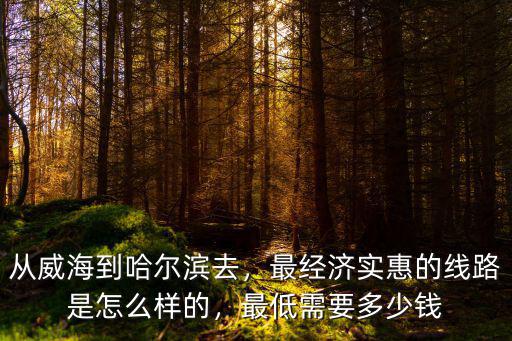 威海到哈爾濱臥鋪車票多少錢一張,從威海到哈爾濱去