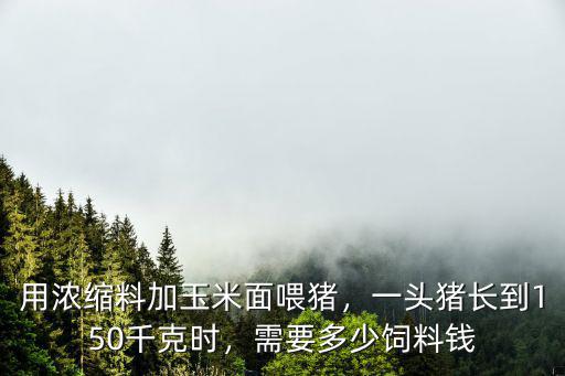 湛江大豬飼料多少錢一斤,現在育肥豬成本價是多少錢