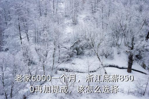浙江工資底薪多少錢一個月,浙江底薪8500再加提成