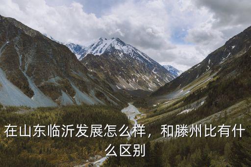 山東臨沂離滕州多少里,在山東臨沂發展怎么樣