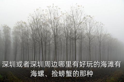 深圳紅樹林螃蟹在哪里,深圳紅樹林什么時候鳥最多