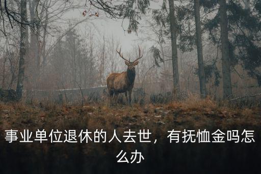 湖州事業編制退休人員有多少,事業單位退休的人去世