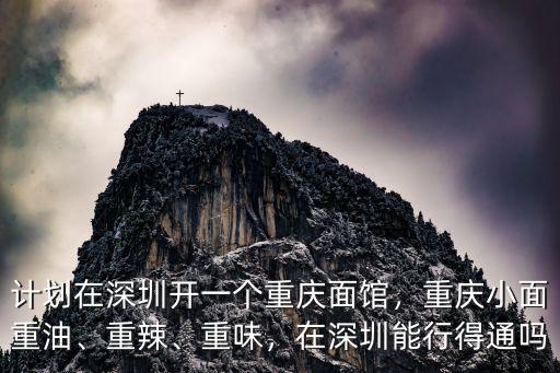 計劃在深圳開一個重慶面館，重慶小面重油、重辣、重味，在深圳能行得通嗎