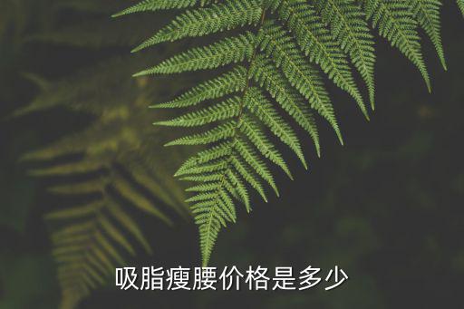 寧波吸脂大概費用多少錢啊,吸脂瘦腰價格是多少