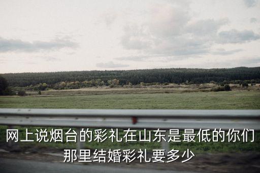 山東郯城彩禮是多少,你們那里結婚彩禮要多少