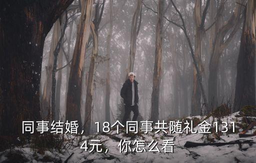 同事結(jié)婚，18個(gè)同事共隨禮金1314元，你怎么看