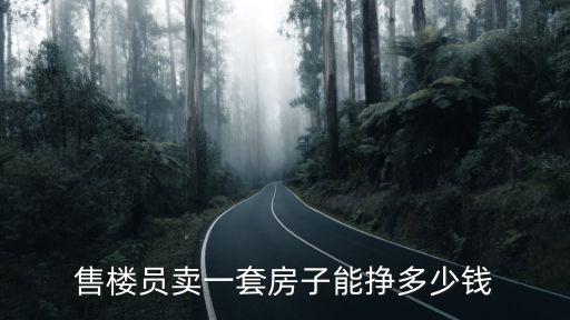 深圳一套房多少提成多少,售樓員賣一套房子能掙多少錢