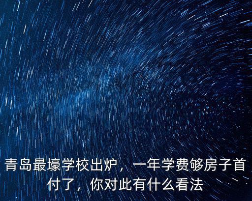 青島第二衛校一年學費多少,青島最壕學校出爐