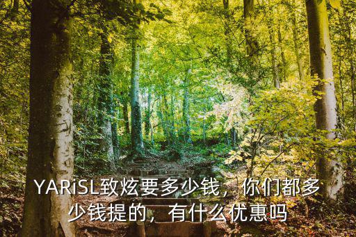 衢州致炫特惠多少錢,YARiSL致炫要多少錢