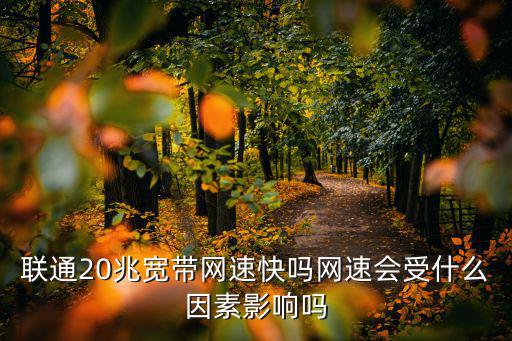 德州聯通寬帶是多少兆的,聯通20兆寬帶網速快嗎