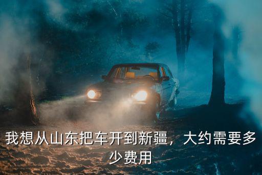 我想從山東把車(chē)開(kāi)到新疆，大約需要多少費(fèi)用