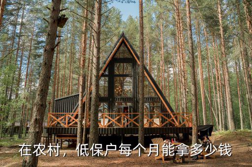山東農村低保戶每月可領多少錢,低保戶每個月能拿多少錢