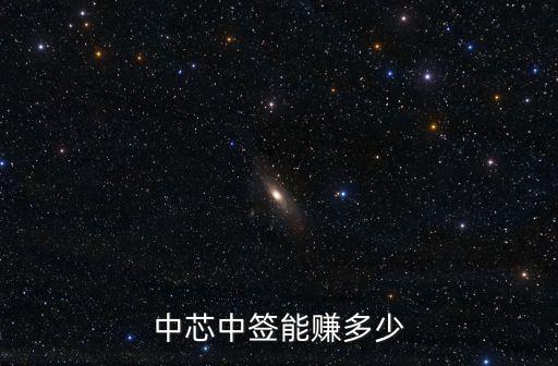 中芯中簽?zāi)苜嵍嗌? class=