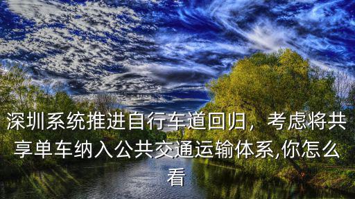 深圳沒有自行車道怎么走,深圳市的自行車道