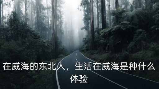 在威海的東北人，生活在威海是種什么體驗