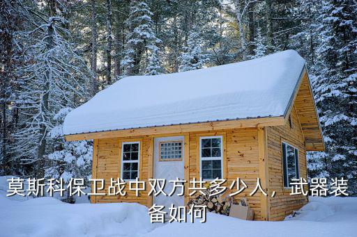 莫斯科保衛戰中雙方共多少人，武器裝備如何