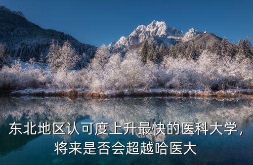 東北地區認可度上升最快的醫科大學，將來是否會超越哈醫大