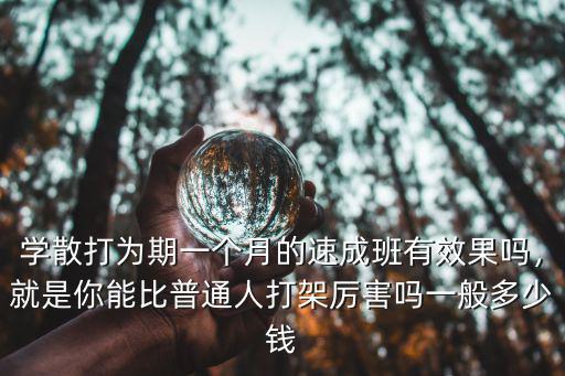 青島學(xué)散打要多少錢,如何學(xué)習(xí)散打