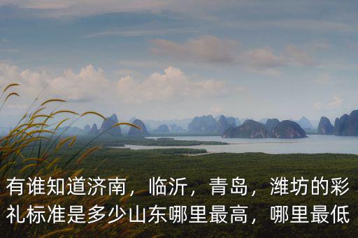 有誰知道濟(jì)南，臨沂，青島，濰坊的彩禮標(biāo)準(zhǔn)是多少山東哪里最高，哪里最低
