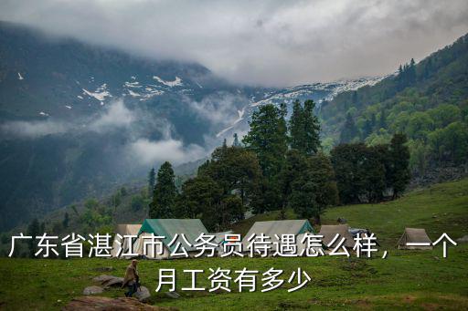 廣東省湛江市公務員待遇怎么樣，一個月工資有多少