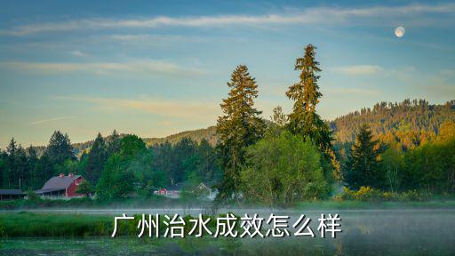 廣州治水成效怎么樣