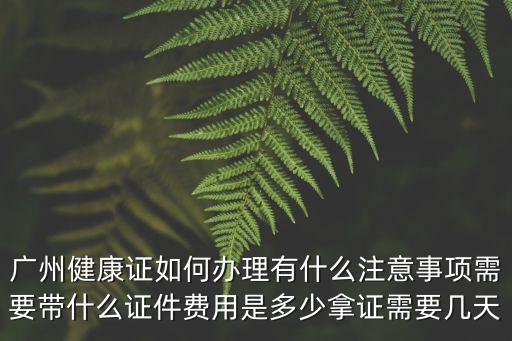 廣州鎮龍哪里有健康證辦理,廣州健康證如何辦理