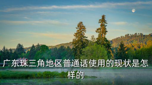 廣東普通話你怎么知道的,廣東人說普通話時的口音