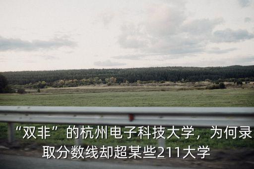 杭州電子大學2019錄取分數線是多少,雙非的杭州電子科技大學