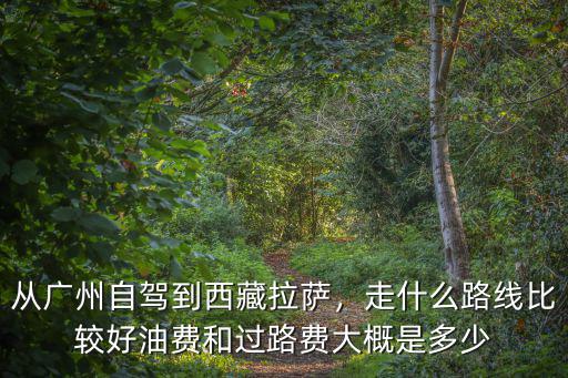 云陽到廣州自駕過路費多少,從廣州自駕到西藏拉薩