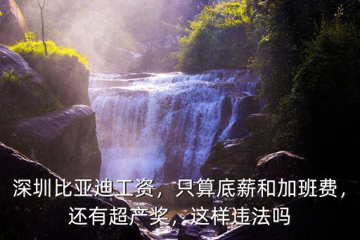 深圳比亞迪公司工資待遇怎么樣,我在深圳比亞迪工廠上班