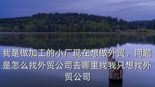東莞怎么找外貿公司,我只想找外貿公司