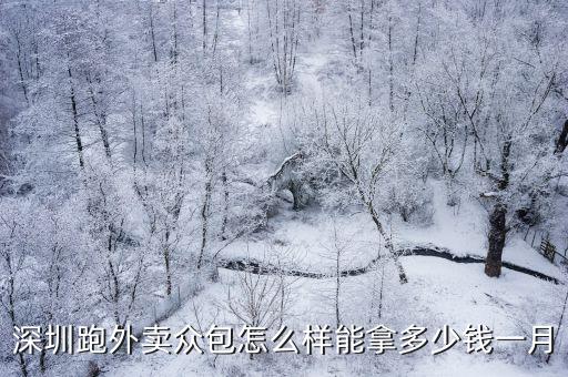 在深圳寶安跑眾包一天多少錢(qián),深圳跑外賣眾包怎么樣
