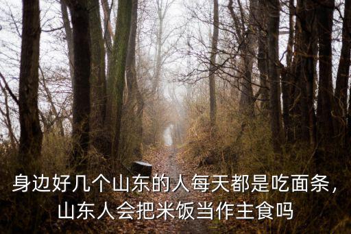 身邊好幾個山東的人每天都是吃面條，山東人會把米飯當作主食嗎