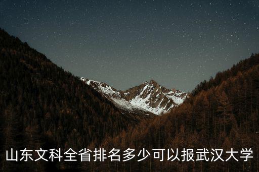 山東考武漢大學多少名,高考想上武漢大學