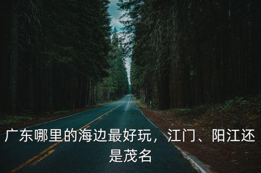 廣東哪里的海邊最好玩，江門、陽江還是茂名