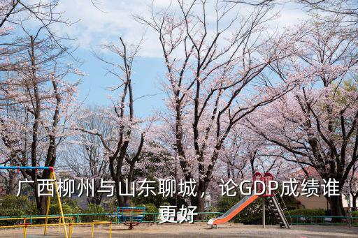 廣西柳州與山東聊城，論GDP成績誰更好