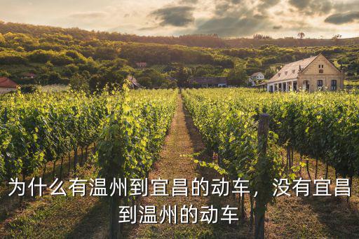 有從溫州到宜昌火車票多少錢,為什么有溫州到宜昌的動(dòng)車