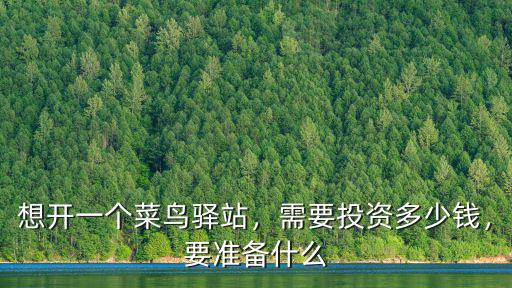 青島城陽開菜鳥驛站多少錢,想開一個菜鳥驛站