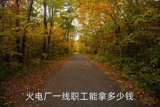 山東煙臺電廠工資一個月多少錢,火電廠一線職工能拿多少錢