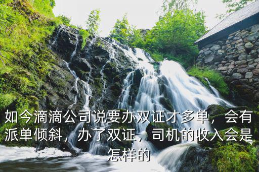 廣州雙證滴滴司機加多少分,滴滴雙證對司機有什么不好