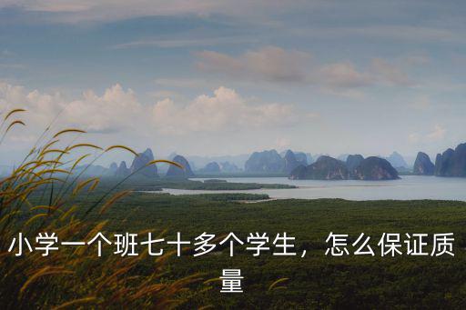 小學一個班七十多個學生，怎么保證質量