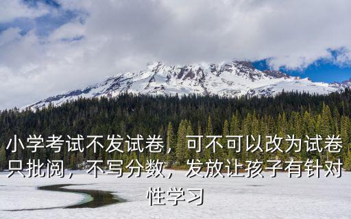 惠州市小學考試試卷哪里下載,小學考試不發試卷