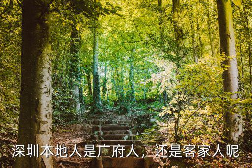 深圳本地人是廣府人，還是客家人呢