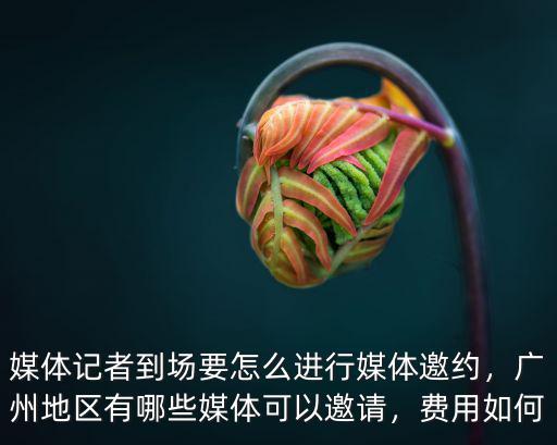媒體記者到場要怎么進行媒體邀約，廣州地區(qū)有哪些媒體可以邀請，費用如何